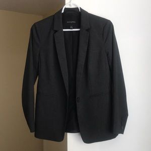 Banana republic blazer dark gray. Petite 0P